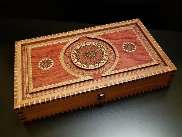 Нарды подарочные "Александрия" роза антик