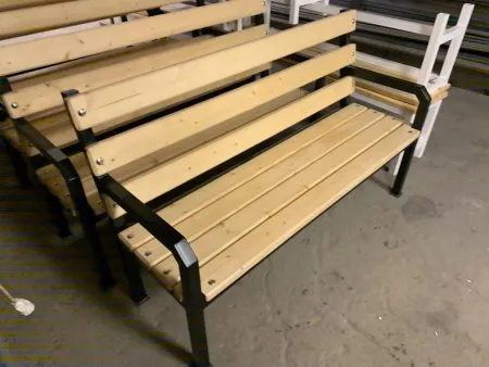 Скамья для улицы со спинкой "Дача"