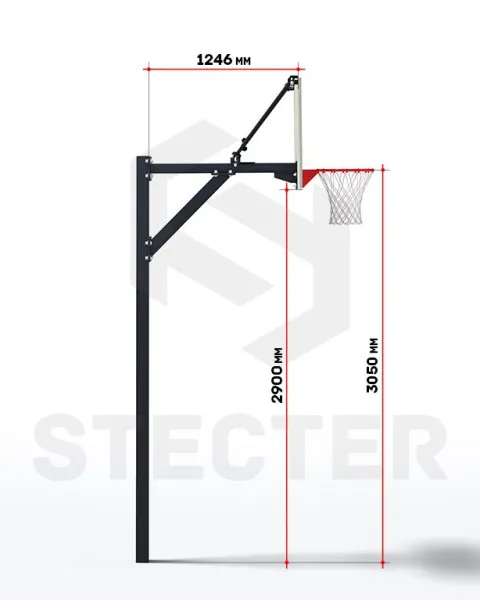 Уличная баскетбольная стойка Stecter