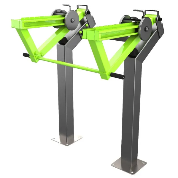 P-1804 Уличный тренажер Приседание с переменной нагрузкой ZAVODSPORTA