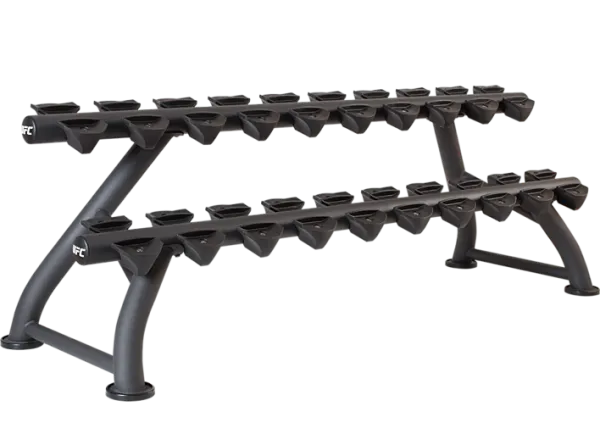 Горизонтальная стойка для хранения гантелей на 10 пар UFC