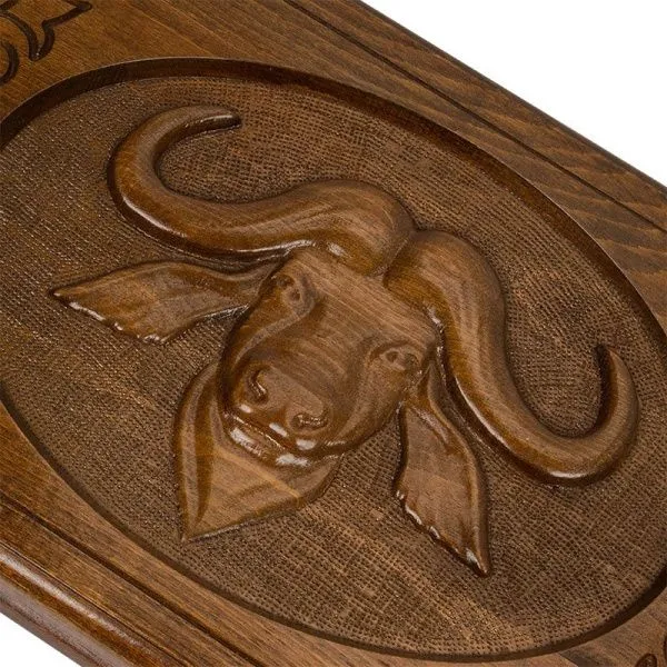 Нарды резные "Африканский Буйвол", Ustyan