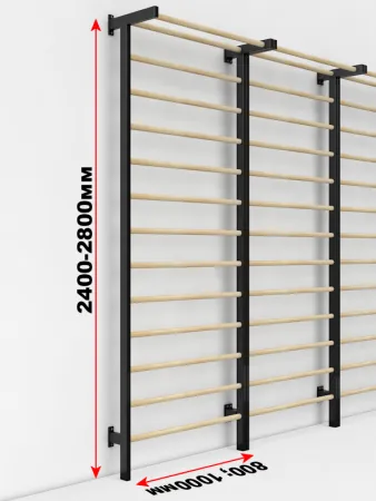 Шведская стенка (металл/береза)