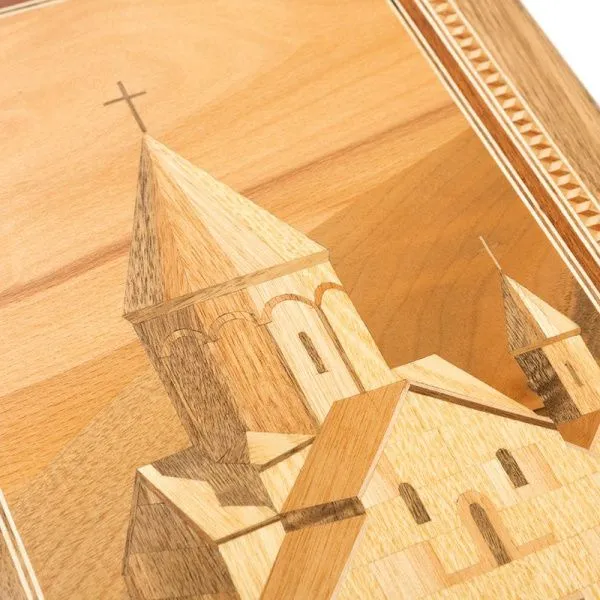 Нарды "Эчмиадзин" инкрустация, Zeynalyan