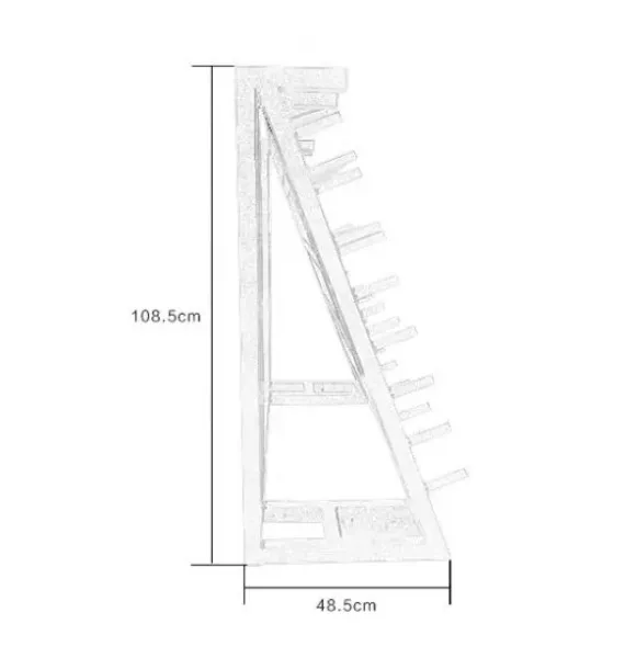 Стойка для памп-штанг на 20 наборов