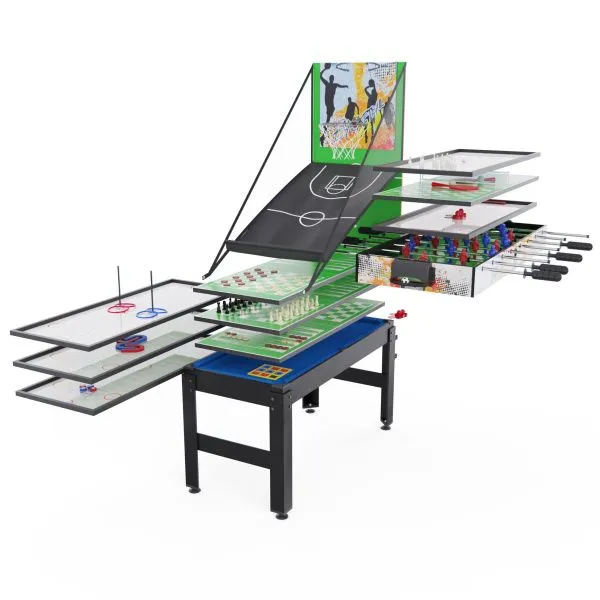 Игровой стол - трансформер 15 в 1 DFC 48" 122 x 61 см