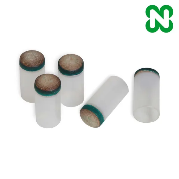 Колпачок для кия Norditalia Push-On-Tips ø13мм с зеленой полосой 100шт.