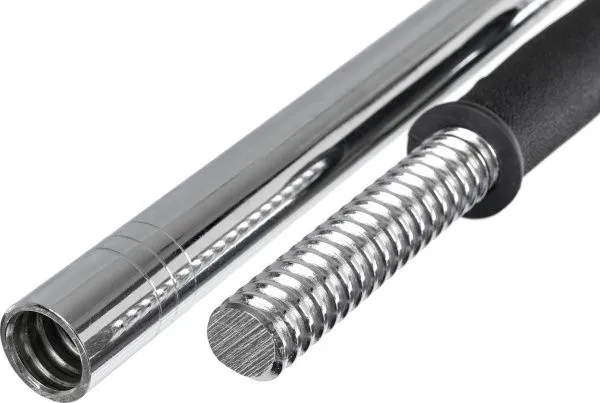 Набор гантелей + гриф для штанги 30 кг, пластиковый кейс