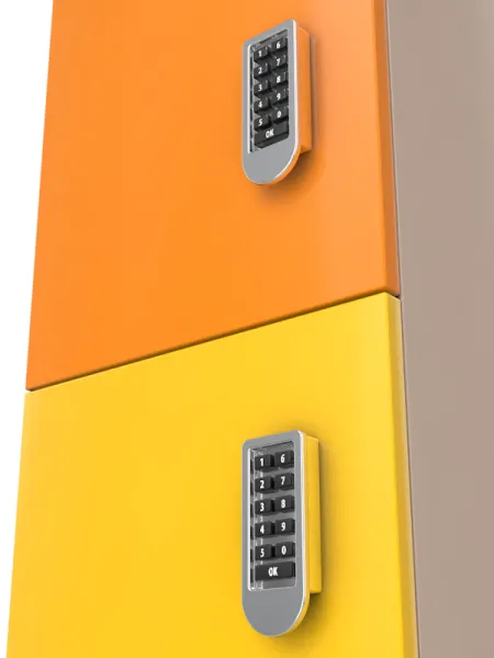 Шкаф двухсекционный HPL 2000х500х300 мм