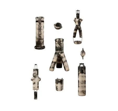 Боксерский мешок «DIKO FILIPPOV» "Амортизатор F" (Серый) -  110см/50см/50кг