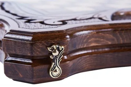 Шахматы резные с араратом, ручкой и ложементом 50, Haleyan