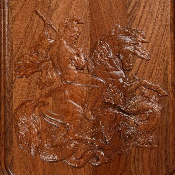 Нарды Ивановские "Георгий Победоносец" махагон