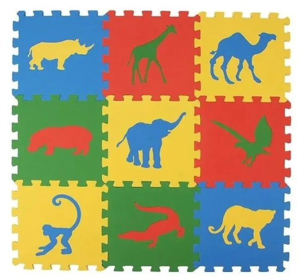 Коврик-пазл детский "Сафари" 33МП/1С