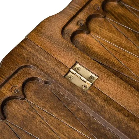 Нарды резные "Олень" с ручкой 50, Haleyan