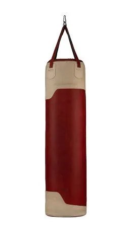 Боксёрский мешок «ONSERS FILIPPOV» красный/бежевый 150см/40см/68-70кг