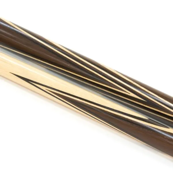 Кий / пирамида 2-pc "Классика" (термограб, коричневый, черный, белый) 13 запилов