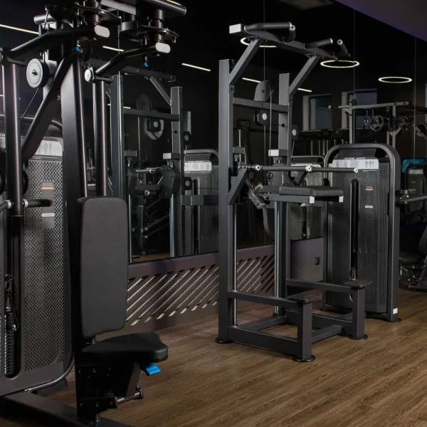 U3009D Турник, брусья с противовесом. Стек 99 кг