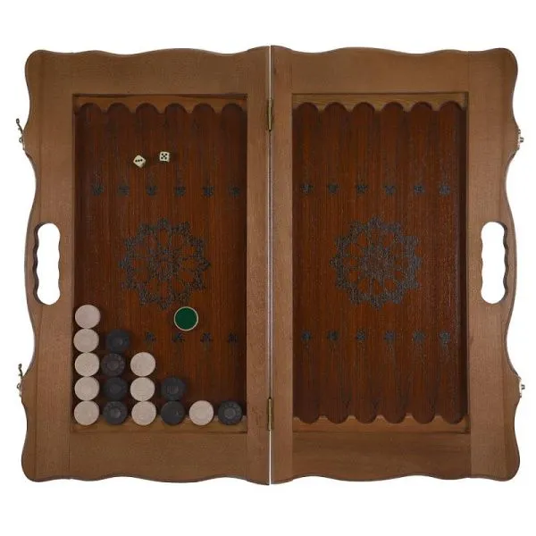 Нарды РФН "Кожаные Питон" средние в дипломате