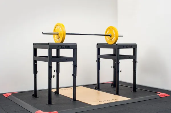 Тяжелоатлетические плинты для штанги с регулировкой по высоте 85-115 см (пара)