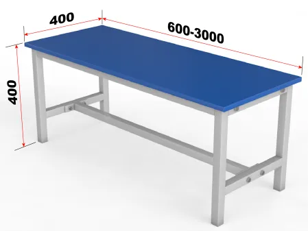 Скамейка для раздевалки без спинки (настил ЛДСП)