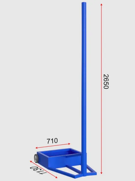 Волейбольные мобильные стойки с площадкой под груз