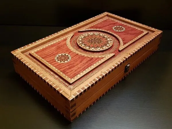 Нарды подарочные "Александрия" роза антик