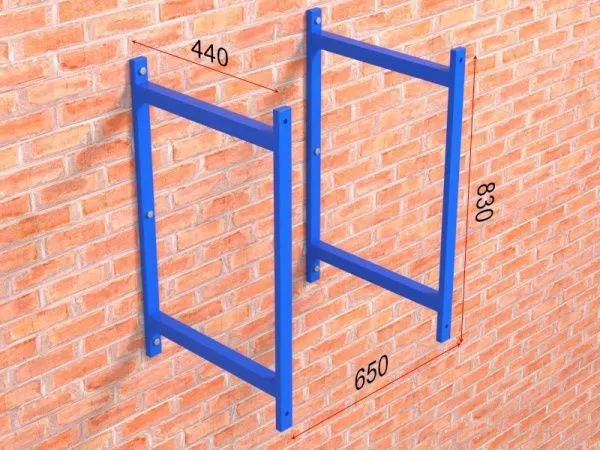 Ферма баскетбольная настенная для щита размером 1200х900 мм