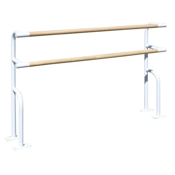 Станок хореографический напольный двухрядный 2 м (перекладина D-40 мм береза)