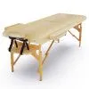 Массажный стол DFC NIRVANA, Relax Pro , дерев. ножки, цвет бежевый (Beige)