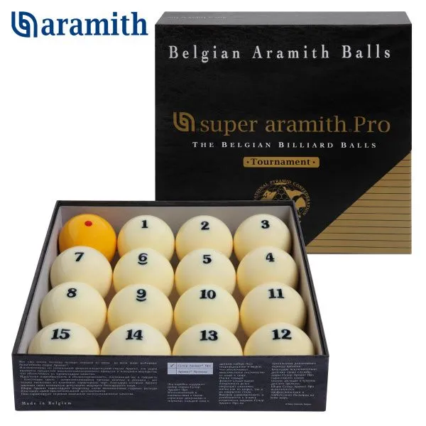 Шары Super Aramith Pro-Cup Tournament Pyramid ø67мм