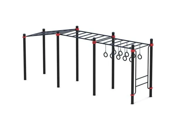 Рукоход с изменением высоты и возможностью использования дополнительных аксессуаров 108х3,5 мм