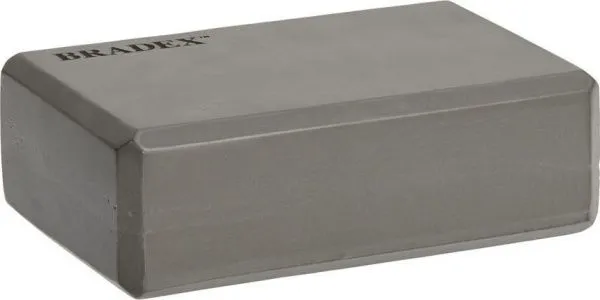 Блок для йоги серый