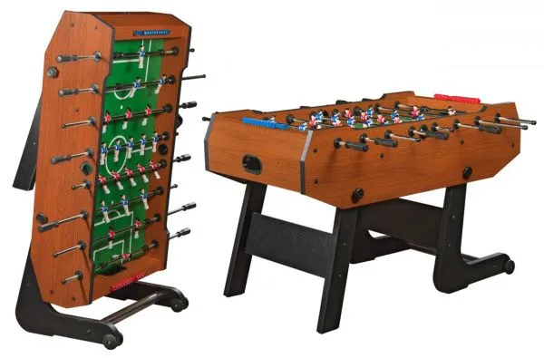 Настольный футбол кикер Maccabi орех складной