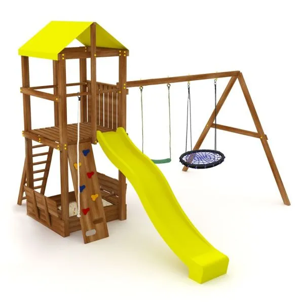 Спортивно-игровой комплекс Kampfer Cool Castle №2 Ореховый