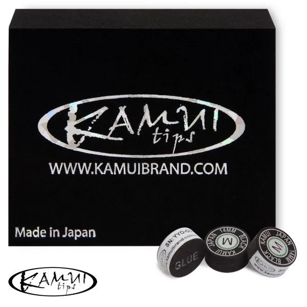 Наклейка для кия Kamui Black ø14мм Medium 1шт.
