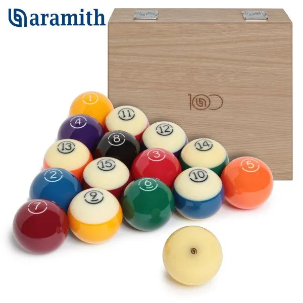 Шары Pool Aramith 100 years Limited Edition ø57,2мм в подарочном футляре
