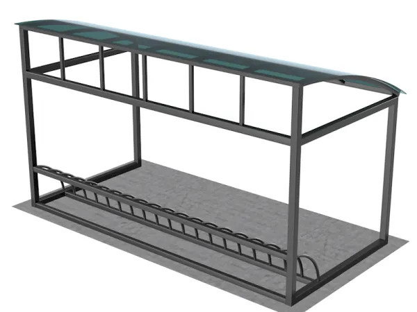 Велопарковка на 12 мест (с навесом)