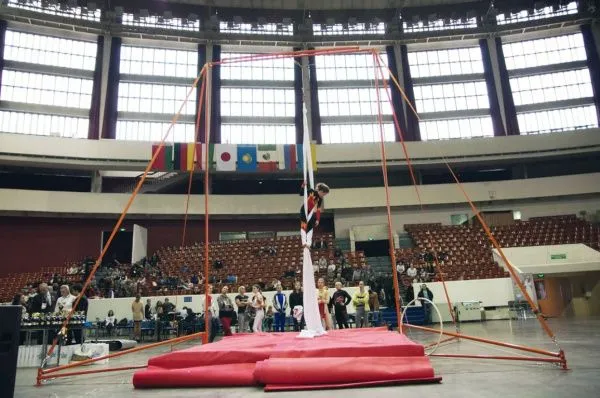 Мобильная гимнастическая стойка