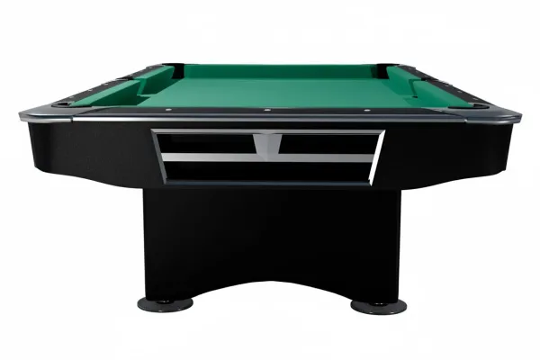 Бильярдный стол для пула "Competition II" 9 ф (матово-чёрный) в комплекте, аксессуары + сукно