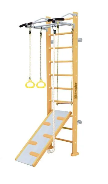 Шведская стенка Kampfer Ride Wall (№0 без покрытия Стандарт белый турник)