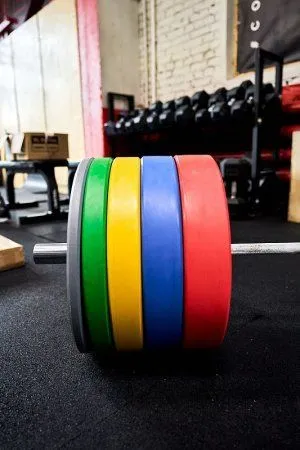 Диски YOUSTEEL каучуковые EVO, цветные