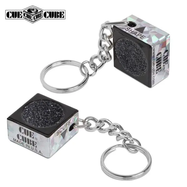 Брелок-инструмент для обработки наклейки Cue Cube черный