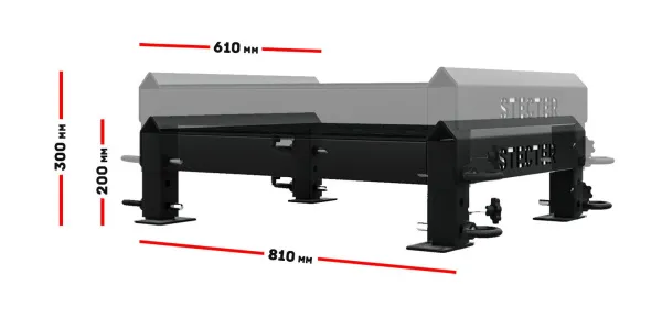 Тяжелоатлетические плинты для штанги с регулировкой по высоте 20-30 см (пара)