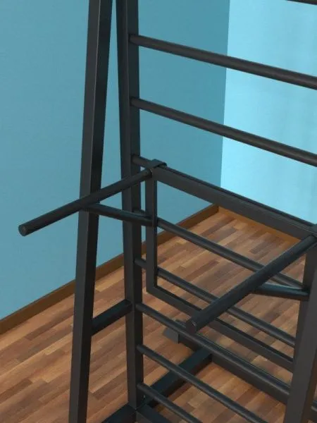 Шведская стенка разборная напольная с брусьями (тип 3)