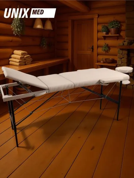 Массажный стол UNIX Superior 3 Section Cream