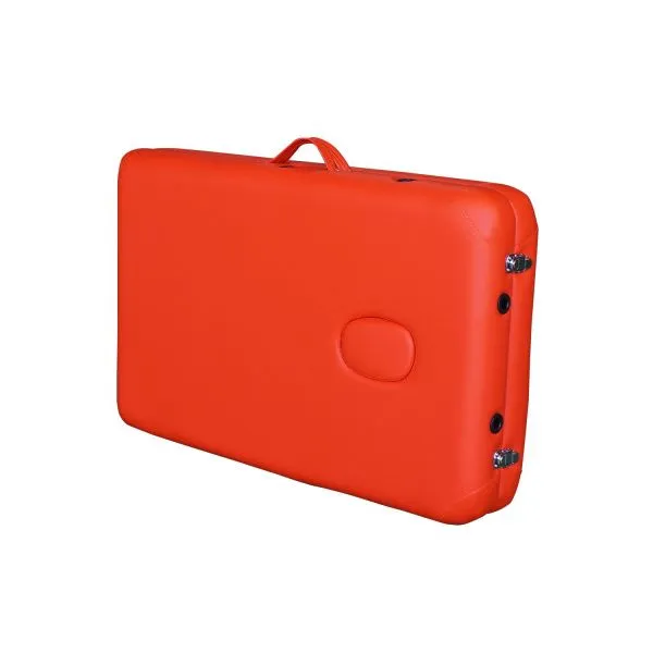 Массажный стол DFC NIRVANA, Elegant, 186х60х4 см, алюм. ножки, цвет оранжевый (Orange)