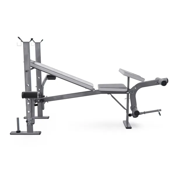 Скамья со стойками под штангу DFC D70 PRO с партой для бицепса