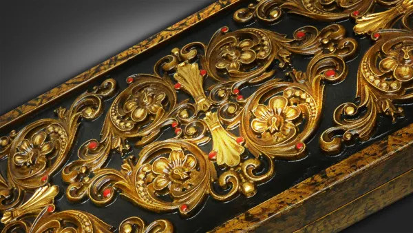 Нарды-шашки резные "Эдем" 25 из ясеня