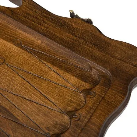 Нарды резные "Олень" с ручкой 50, Haleyan