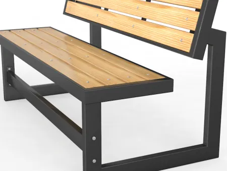 Скамья для улицы со спинкой парковая